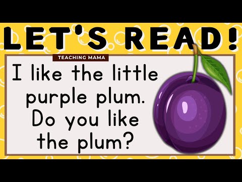 LET'S READ! | PRACTICE READING ENGLISH | SIMPLE SENTENCES FOR KIDS | LEARN TO READ | TEACHING MAMA