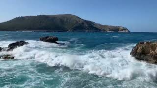 Waves at Cala Agulla, Mallorca Cala Ratjada