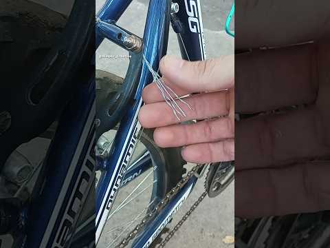 Useful Tips and Tricks! How to fix split ends on a bicycle cable at home #shorts #tips #bike