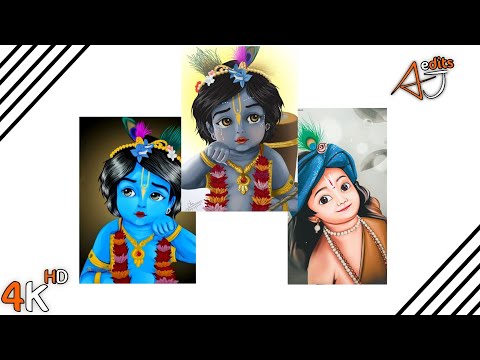 Janmashtami 4k full screen status || happy birthday krishna || AJ_ EDITS ||