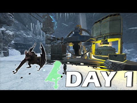 We Claimed YETI Cave Day 1! - Ark PvP