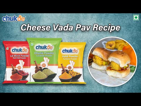 Cheese Vada Pav Recipe | Chukde Spices