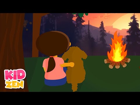 12 Hours of Relaxing Baby Music: Campfire | Piano Music for Kids | Baby Sleep Music