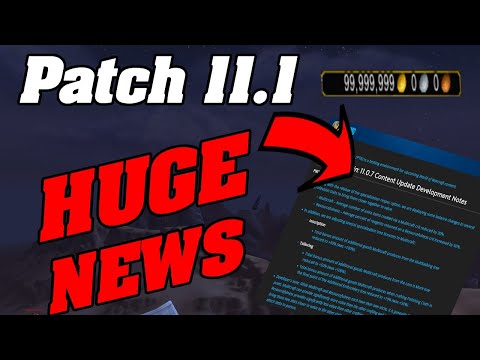 WoW Patch 11.1 NEWS! HUGE CHANGES To Professions!