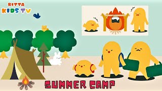 CAMPING WITH KIDS AND HAVING FUN WITH FAMILY | ANIMATION VIDEOS FOR KIDS