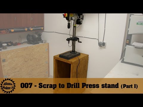 Scrap to Drill Press stand Part I