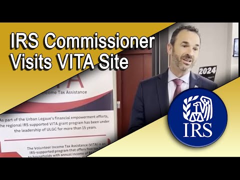 IRS Commissioner Visits VITA site