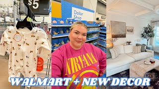 SHOPPING AT WALMART + NEW AMAZON DECOR FINDS! VLOG