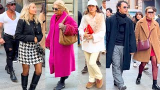 Italian Street Style in New Year 2025 | Timeless Milan Winter Fashion