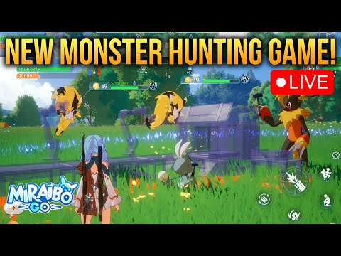 New MONSTER HUNTING GAME LIVE!  Playing The New Game Miraibo Go!