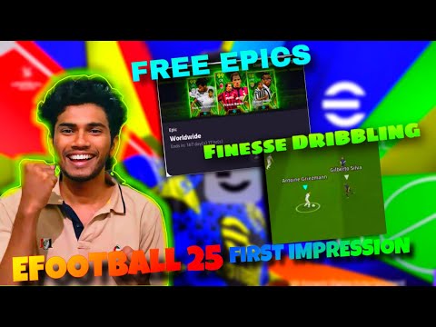 EFOOTBALL 25 first IMPRESSION + PACK OPENING AND GAMEPLAY 😻 .. LIVE STREAM CUT