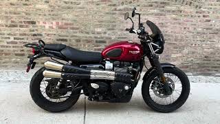 Triumph Street Scrambler 900 2019 red T23872U