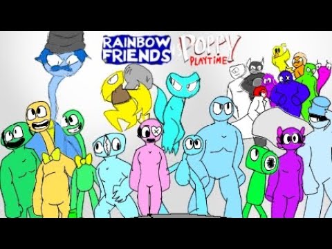 Rainbow friends vs Poppy playtime part 6 (The new Rainbow friends)