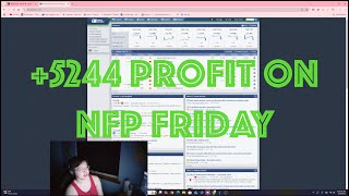 +$5244 Profit Live Trading NASDAQ on Funded Futures Prop Firms 10Jan2025