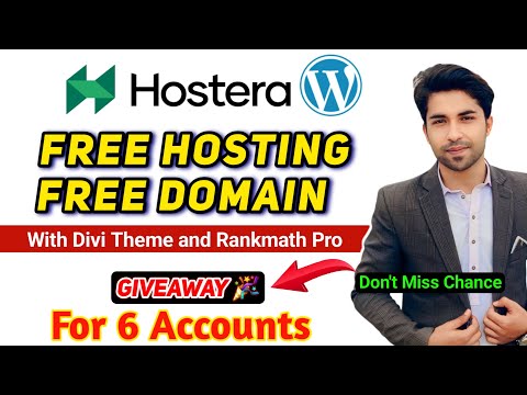 Hostera Free Hosting Free Domain Giveaway for 6 accounts | Best Hosting in Pakistan Hostera #Hostera