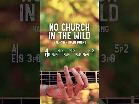 No Church In The Wild Kanye West Jay Z Guitar Tutorial // No Church In The Wild Guitar Lesson