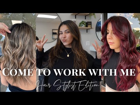 COME TO WORK WITH ME FOR A WEEK! | hairstylist vlog, target + color haul