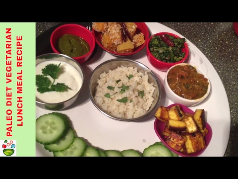 Paleo diet vegetarian lunch meal recipe in Tamil