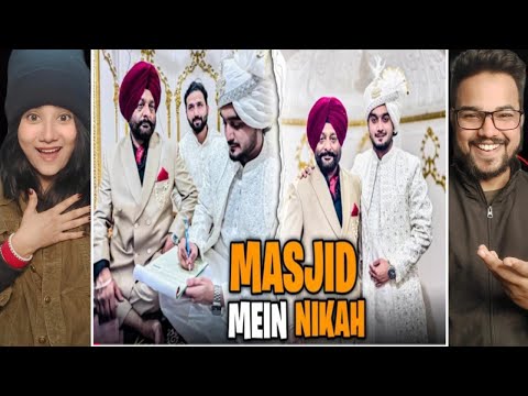 Param (Yazdan) Ka NIKAH | Nikah in Masjid | Muslim marriage | Indian reaction