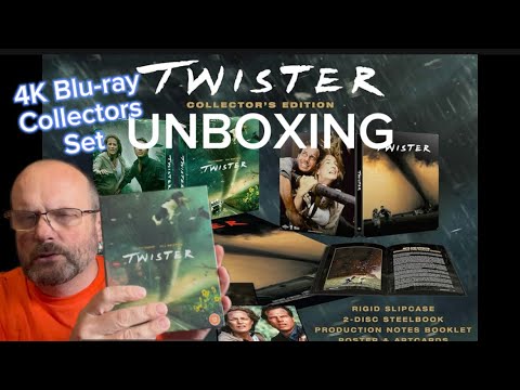 Unboxing TWISTER (1996) 4K Blu-ray Limited Collectors Set Opening.