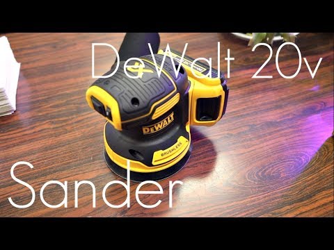 Dewalt 20v CORDLESS Sander - Hands On Review / Demo