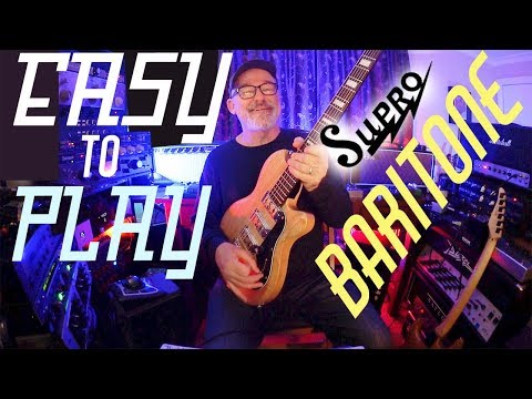 Baritone or Guitar? | This Supro is both | Guitar Lesson | Tim Pierce | Lean To Play