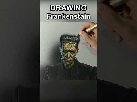 Frankenstein portrait #drawing