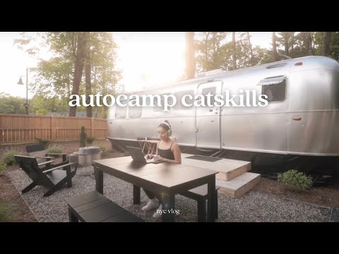 New York Vlog: Airstream Glamping in Catskills NY!