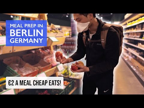 I tried to buy groceries in Berlin on the CHEAP | Saving money in Germany with €2 Meals!