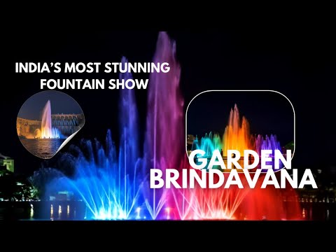 KRS Dam Hidden Gem The Ultimate water dance | Brindavana Gardens Fountain will Leaves you speechless