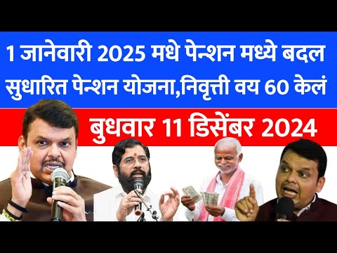 Pension आणि Retirement Age 60 | sbi पेन्शन धारकांसाठी 1 जानेवारी 2025 पासून | pension update