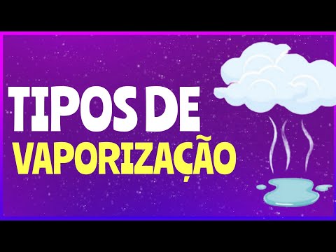 Tipos de VAPORIZAÇÃO: Evaporação, Ebulição e Calefação.