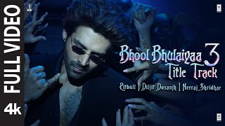 Bhool Bhulaiyaa 3 Title Track (Full Video) Kartik A,Pitbull,Diljit,Neeraj,Tanishk,Pritam | Bhushan K