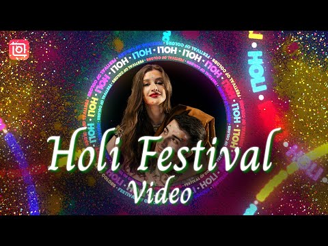 Trending Happy Holi Video Editing Tutorial |  🎉2024 Holi Status Video InShot Tutorial