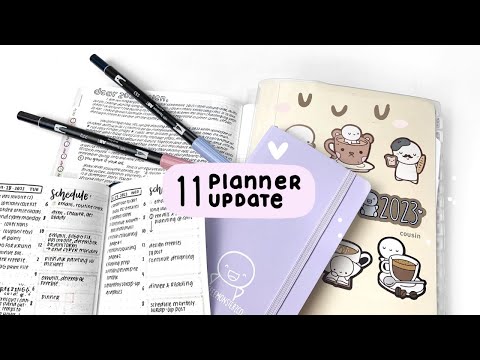 November 2023 Planner Update | Hobonichi & Bullet Journal