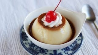 Purin (Custard Pudding) Recipe - Japanese Cooking 101