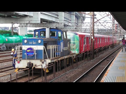 【甲種輸送】EF65 2092（JR線）／DD60 1(神奈川臨海鉄道内）+東京メトロ2000系6両　2023.9.3