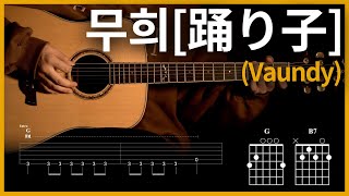 116.Odoriko(Dancer)- Vaundy 【★★☆☆☆】 | Guitar tutorial | (TAB+Chords)