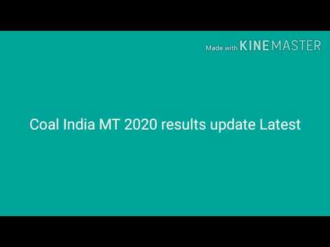 #CIL #CoalIndiaresults #CoalIndia Coal India MT 2020 CBT results update