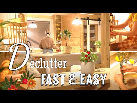 HOW TO STREAMLINE YOUR HOME IN AN HOUR | DECLUTTER FAST YOUR HOME| Scandish Home minimalism