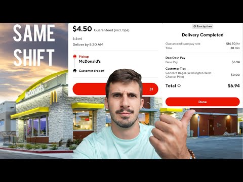 Doordash Earn By Time and Earn Per Order In The SAME SHIFT… How Much Did We Make?