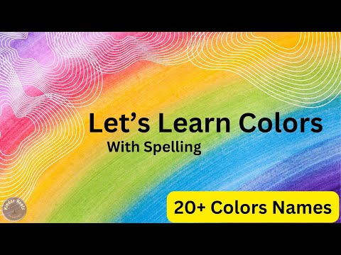 Learn The Colors For Kids | Colors Name with Spelling | Educational Video for Kids | Kinder Roots