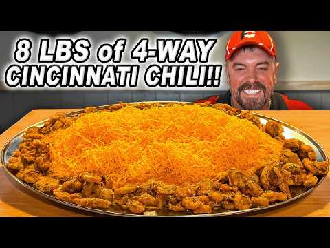 "No Freakin' Way?!" Cincinnati's Famous 8lb 4-Way Cheesy Chili Spaghetti Challenge!!