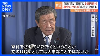 「裏金」これで幕引き？自民党“赤い羽根共同募金”に8億円を寄付　街では賛否の声　「小手先」との声も｜TBS NEWS DIG