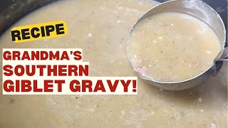 Grandma's Southern Giblet Gravy - Perfect w/ Cornbread Dressing! - I Heart Recipes