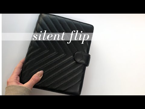 EDC - A5 QUILTED CAVIER LEATHER AGENDA - SILENT FLIP