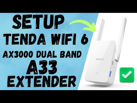 How To Setup Tenda WiFi 6 AX3000 A33 WiFi Extender? Video Works For All Tenda Extender Models