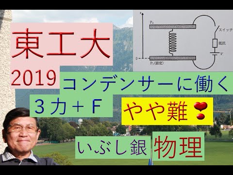 【コンデンサーに4つの力が働いて‥】（東工大）2019