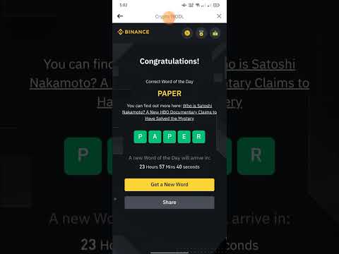 Wodl 14 December | Theme Bitcoin Evolution Wotd | Binance word of the day | Wodl 5 word answer today