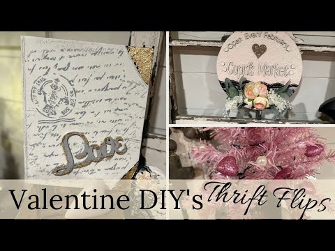 💗NEW💗 BEAUTIFUL VALENTINE THRIFT FLIPS 💗 THIRD THURSDAY THRIFT FLIPS 💗Shabby Chic DIYs 💗